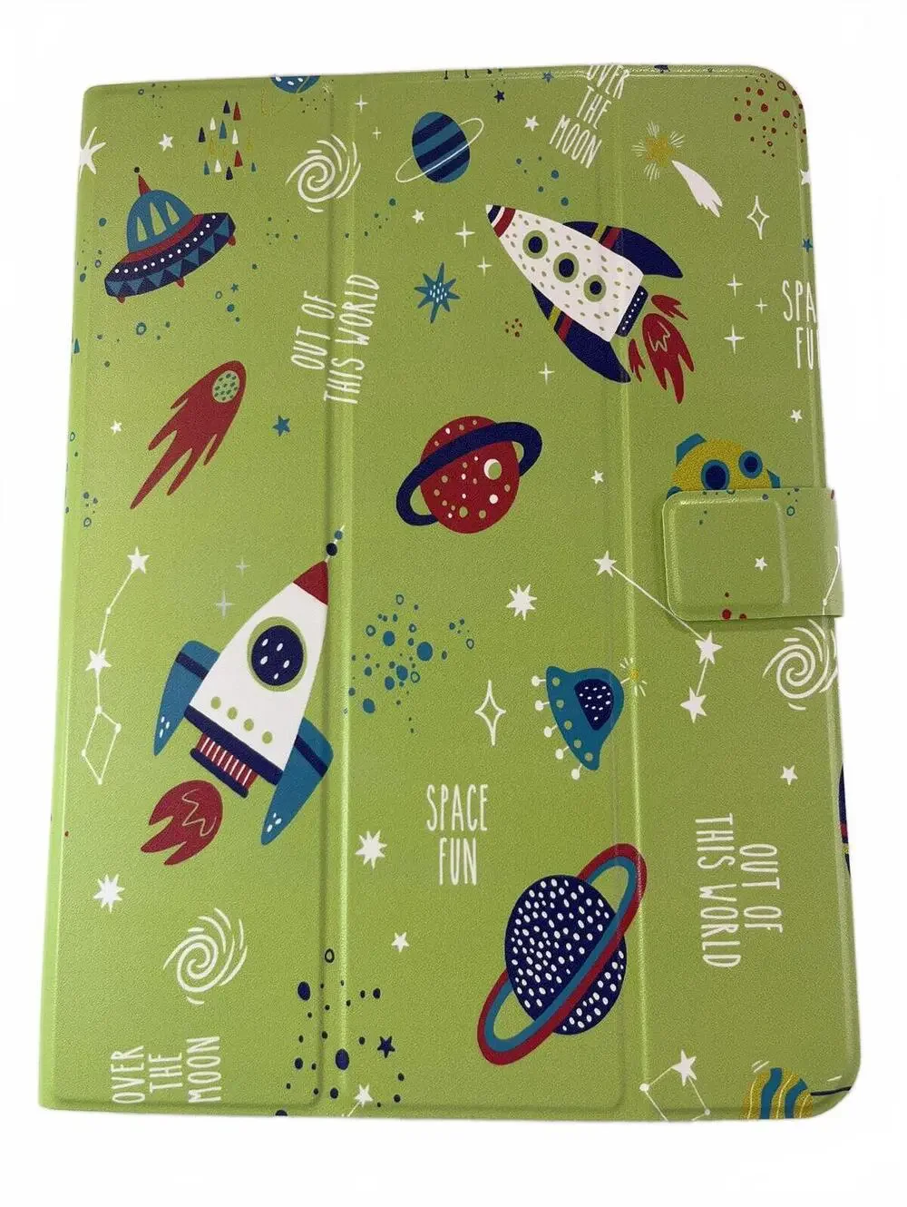 Kids Universal Tablet Case Stylus Bundle Tablet Case Rocket Space Fits 7-11 in.